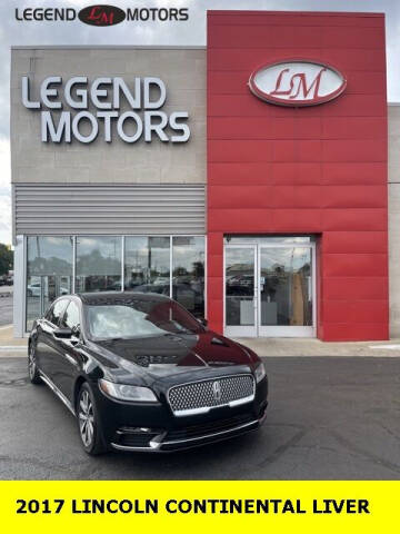 2017 Lincoln Continental for sale at Legend Motors of Waterford - Legend Motors of Ferndale in Ferndale MI