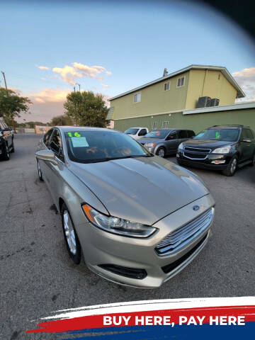 2016 Ford Fusion for sale at Texas Auto Credit LLC in El Paso TX