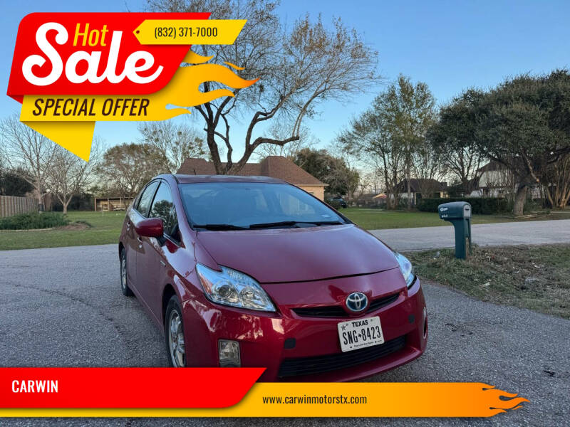 2010 Toyota Prius for sale at CARWIN in Katy TX