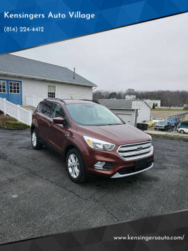 2018 Ford Escape for sale at Kensingers Auto Village in Roaring Spring PA