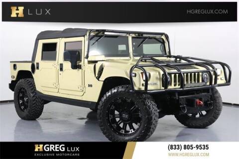 2006 HUMMER H1 for sale at HGREG LUX EXCLUSIVE MOTORCARS in Pompano Beach FL