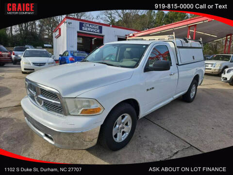 2010 Dodge Ram 1500 for sale at CRAIGE MOTOR CO in Durham NC