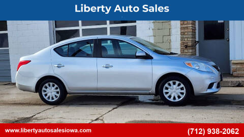 2012 Nissan Versa for sale at Liberty Auto Sales in Merrill IA