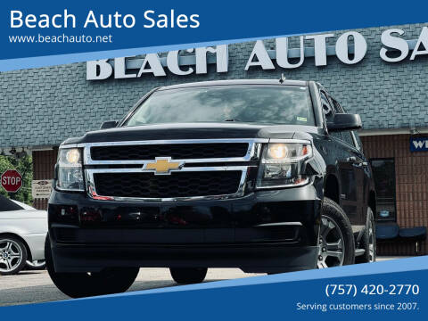 2015 Chevrolet Tahoe for sale at Beach Auto Sales in Virginia Beach VA