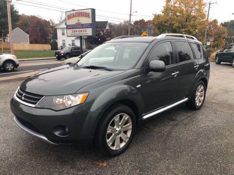 2008 Mitsubishi Outlander for sale at Beachside Motors, Inc. in Ludlow MA