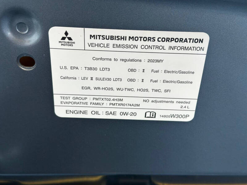 2023 Mitsubishi Outlander PHEV SEL