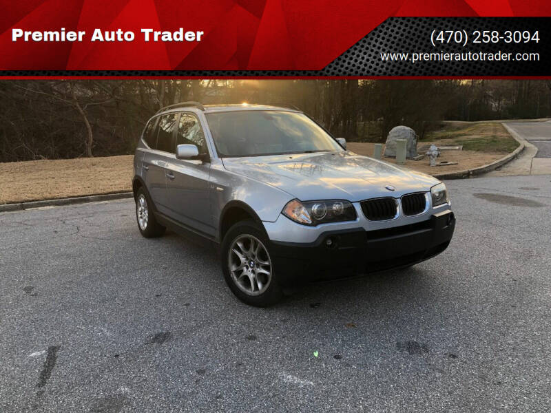 2004 BMW X3 for sale at Premier Auto Trader in Alpharetta GA