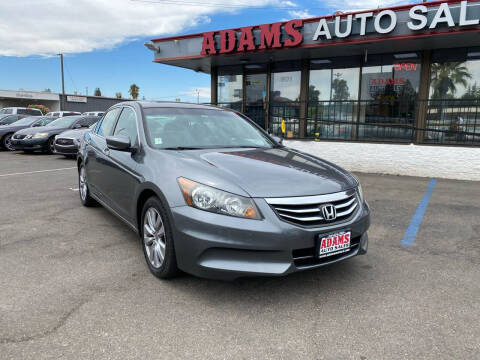 2012 Honda Accord for sale at Adams Auto Sales CA in Sacramento CA