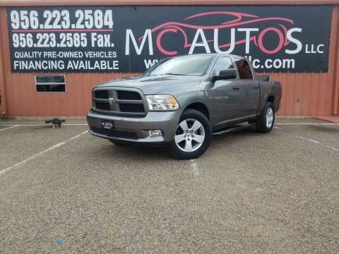 2012 RAM 1500 for sale at MC Autos LLC in Pharr TX