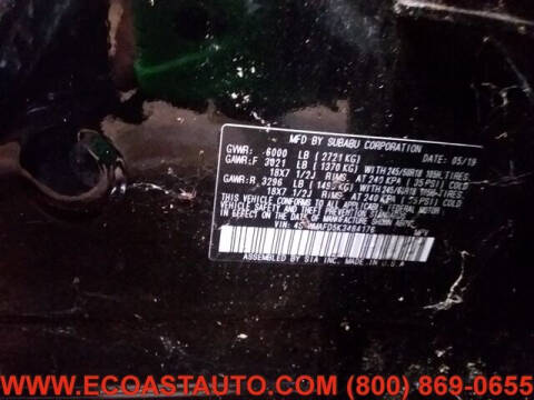 2019 Subaru Ascent Premium 7-Passenger