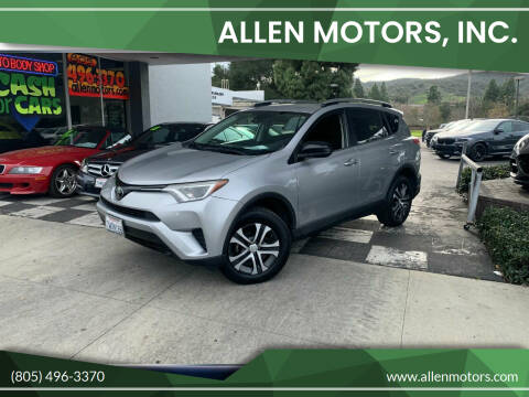 2017 Toyota RAV4 for sale at Allen Motors, Inc. in Thousand Oaks CA