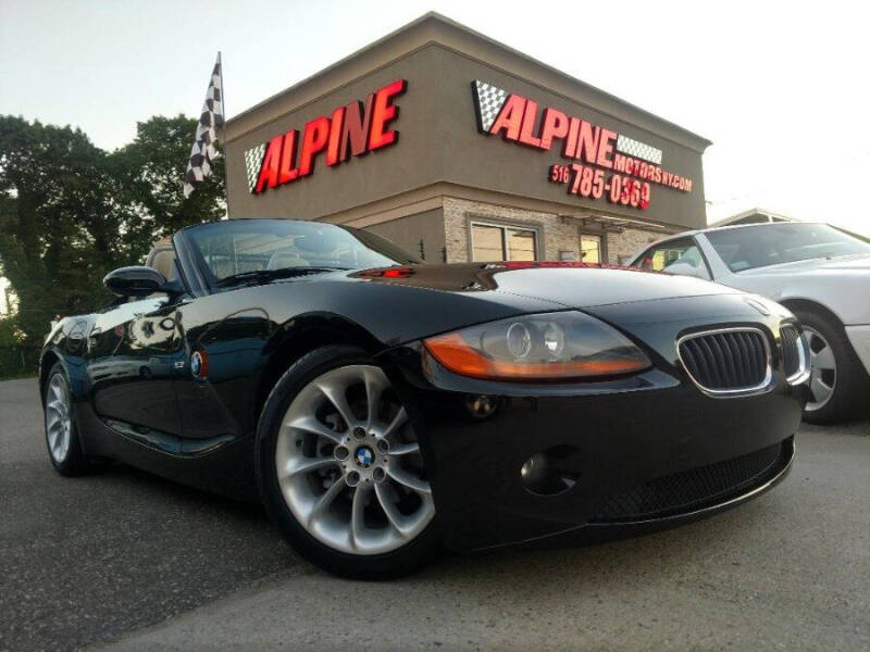 2003 BMW Z4 for sale at Alpine Motors Certified Pre-Owned in Wantagh NY