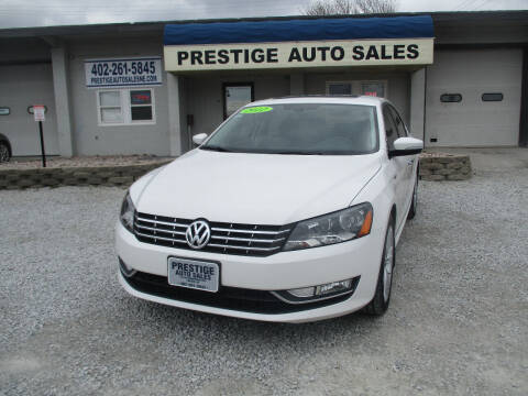 2012 Volkswagen Passat for sale at Prestige Auto Sales in Lincoln NE