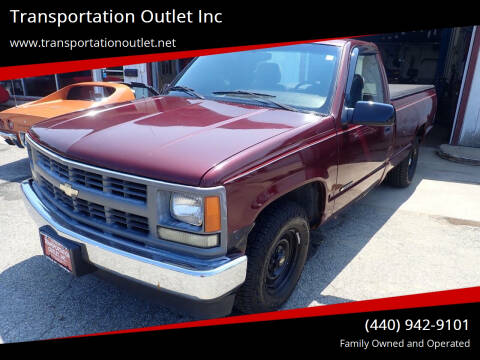 1995 Chevrolet C/K 1500 Series for sale at Transportation Outlet Inc in Eastlake OH