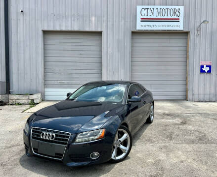 2012 Audi A5 for sale at CTN MOTORS in Houston TX