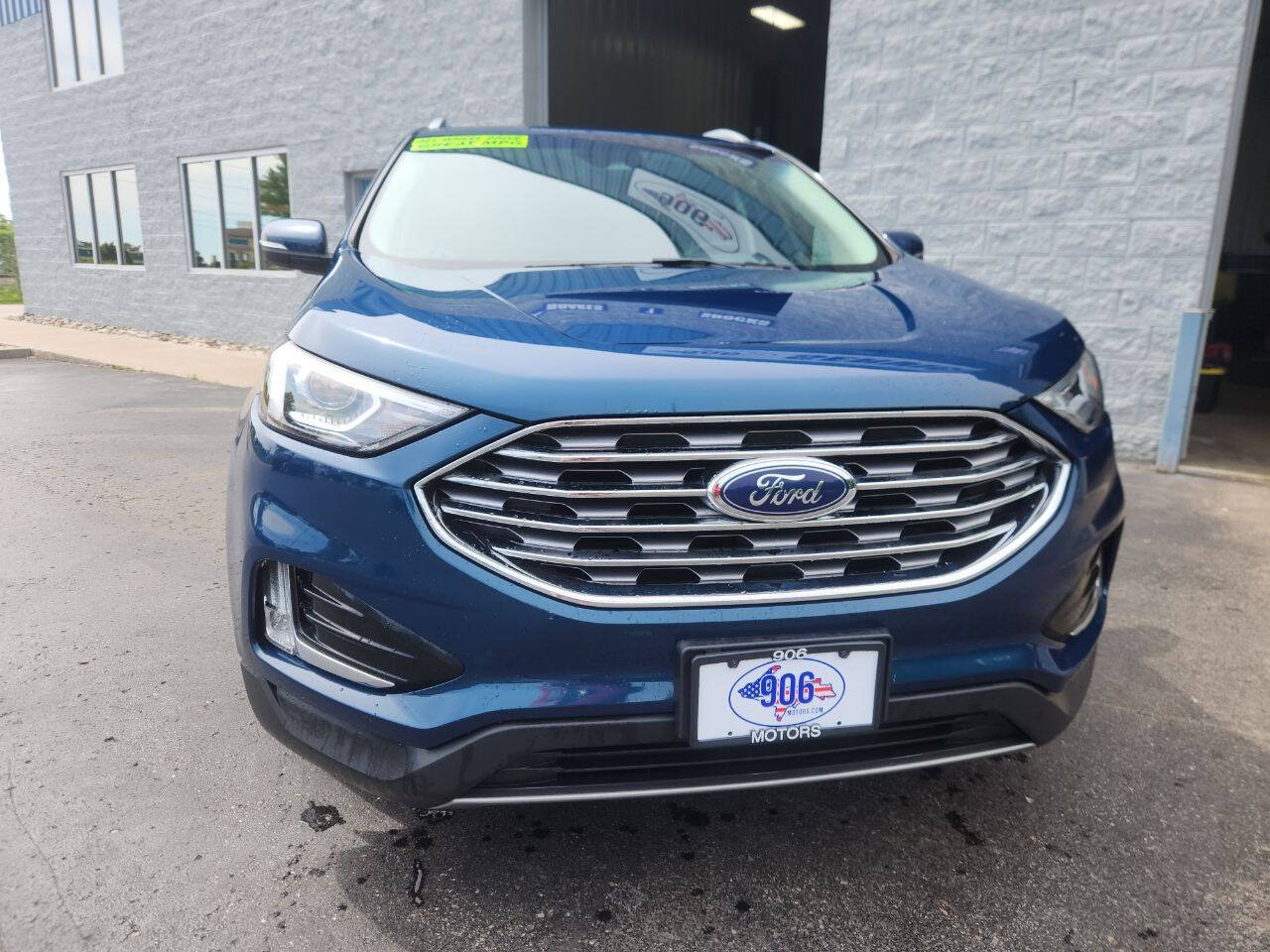 Blue 2020 Ford Edge SEL AWD SEL 4dr Crossover 2