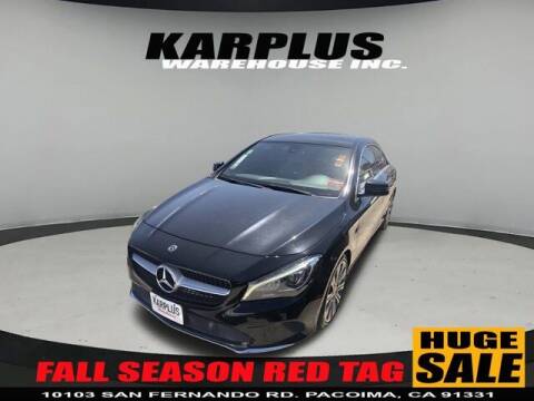 2018 Mercedes-Benz CLA for sale at Karplus Warehouse in Pacoima CA