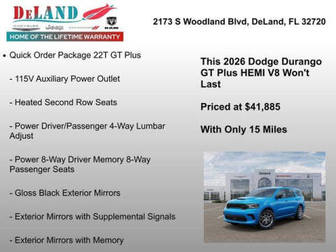 2026 Dodge Durango GT HEMI Plus