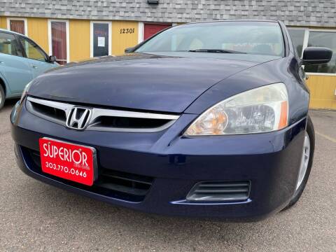 2007 Honda Accord for sale at Superior Auto Sales, LLC in Wheat Ridge CO