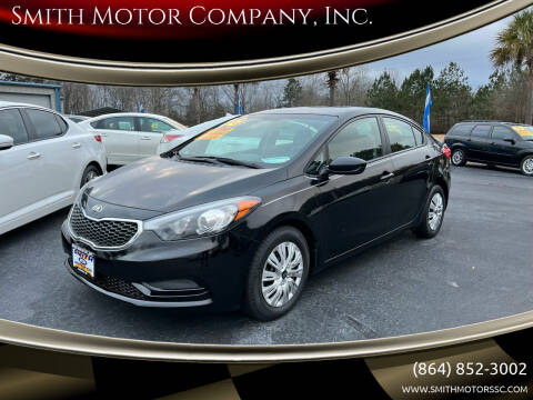 2016 Kia Forte for sale at Smith Motor Company, Inc. in Mc Cormick SC