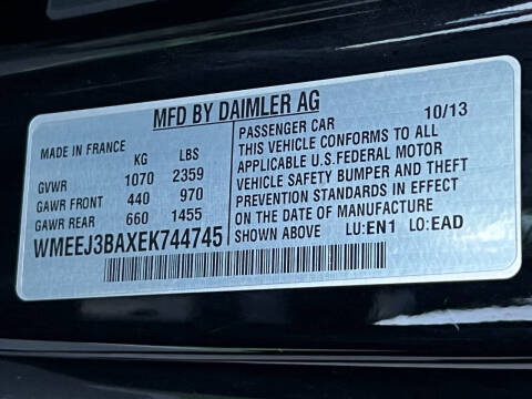 2014 Smart fortwo pure