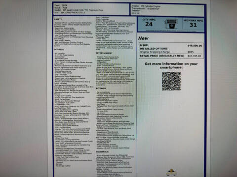 2014 Audi Q5 3.0 quattro TDI Premium Plus