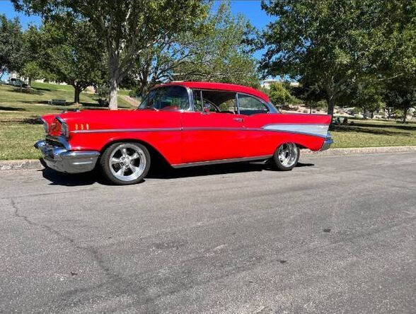 1957 Chevrolet Bel Air for sale at Classic Car Deals in Cadillac MI