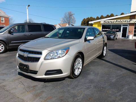 2013 Chevrolet Malibu for sale at Sarchione INC in Alliance OH
