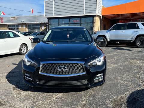 2014 Infiniti Q50 for sale at North Chicago Car Sales Inc in Waukegan IL