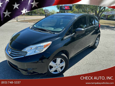 2016 Nissan Versa Note for sale at CHECK AUTO, INC. in Tampa FL