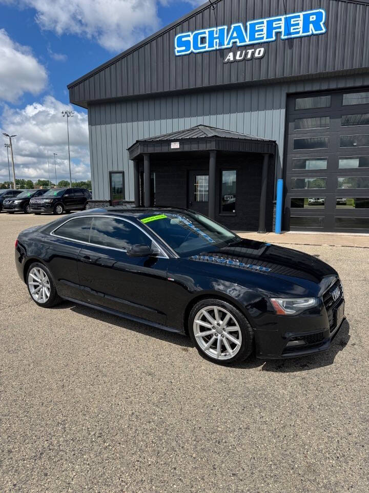 Black 2015 Audi A5 Coupe All-Wheel Drive 8-Speed Automatic
