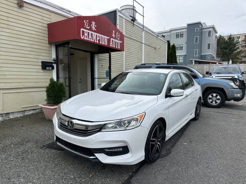 2016 Honda Accord for sale at Champion Auto LLC in Quincy MA