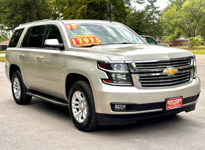 2015 Chevrolet Tahoe for sale at SOLOMA AUTO SALES in Grand Island NE