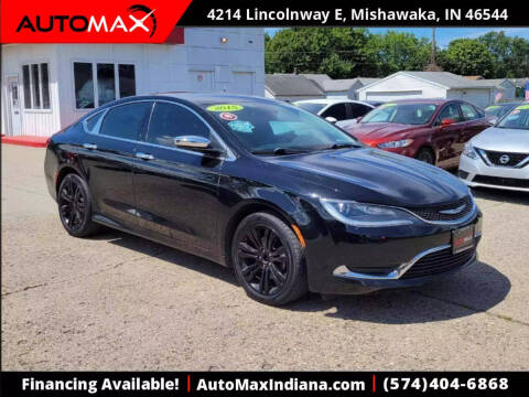 2015 Chrysler 200 for sale at Automax of Indiana - Twin Branch Location in Mishawaka IN