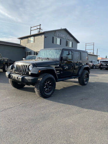 2014 Jeep Wrangler Unlimited for sale at Brown Boys in Yakima WA