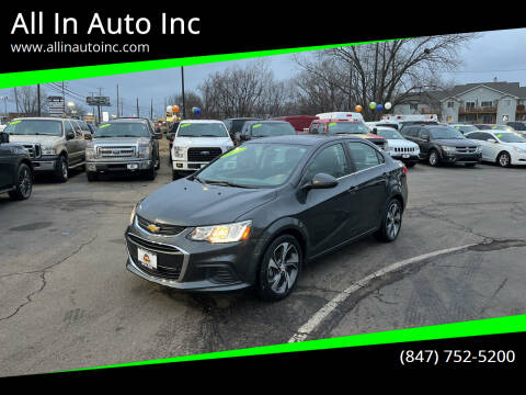 2019 Chevrolet Sonic for sale at All In Auto Inc in Palatine IL