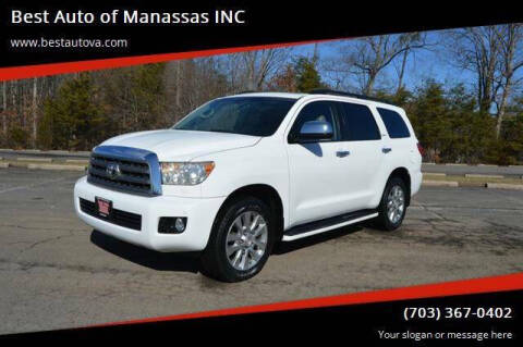 2008 Toyota Sequoia for sale at Best Auto of Manassas INC in Manassas VA