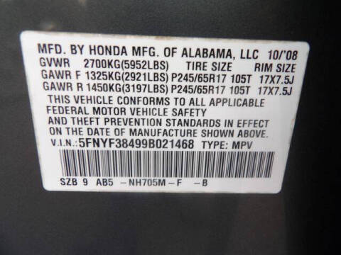 2009 Honda Pilot EX