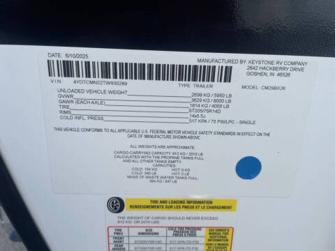 2026 Keystone RV COLEMAN LIGHT