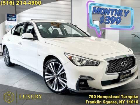 2019 Infiniti Q50 for sale at LUXURY MOTOR CLUB in Franklin Square NY