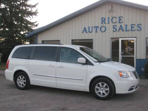 2012 Chrysler Town and Country for sale at Rice Auto Sales in Rice MN