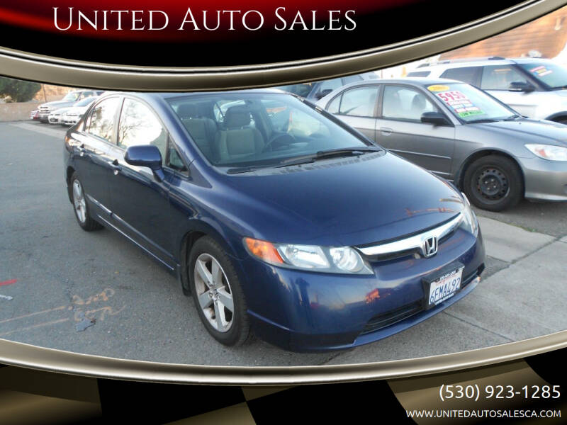 2007 Honda Civic for sale at United Auto Sales in Yuba City CA