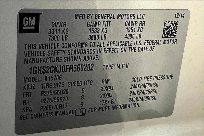 2015 GMC Yukon Denali