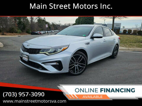 2019 Kia Optima for sale at Main Street Motors Inc. in Chantilly VA