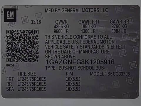 2019 Chevrolet Express LS 3500