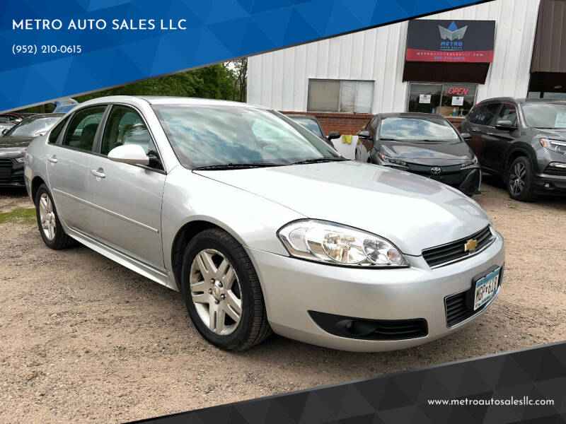 2011 Chevrolet Impala for sale at METRO AUTO SALES LLC in Lino Lakes MN