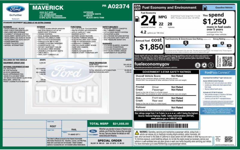 2023 Ford Maverick XLT