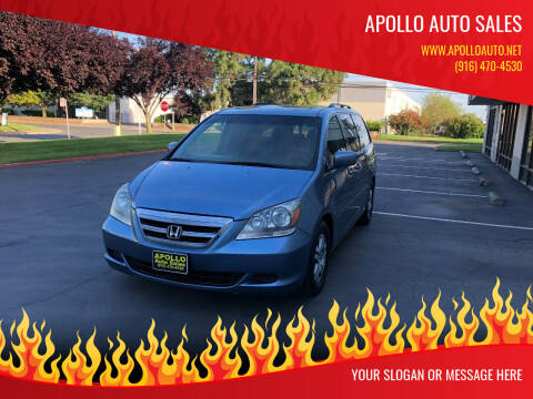 2005 Honda Odyssey for sale at APOLLO AUTO SALES in Sacramento CA