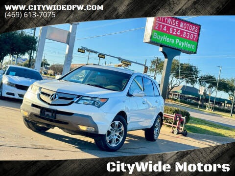 2009 Acura MDX for sale at CityWide Motors in Garland TX