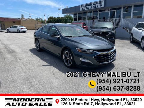 2021 Chevrolet Malibu for sale at Modern Auto Sales in Hollywood FL